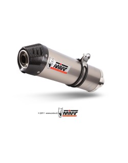 Silencieux MIVV Oval Carbon Cap titane Suzuki