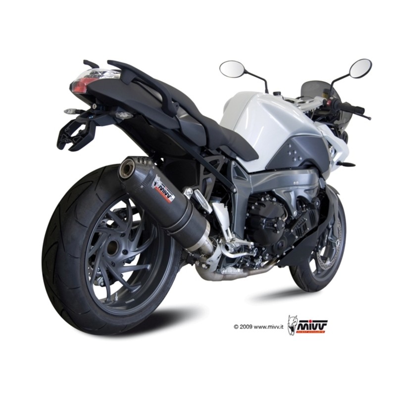 Silencieux MIVV Oval Carbon Cap carbone BMW K1300 R/S Silencieux MIVV Oval Carbon Cap carbone BMW K1300 R/S