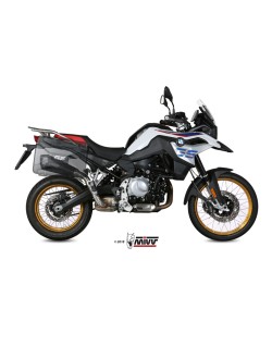 Silencieux MIVV Delta Race Steel Black/casquette carbone BMW F850GS