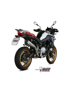 Silencieux MIVV Delta Race inox/casquette carbone BMW F850GS