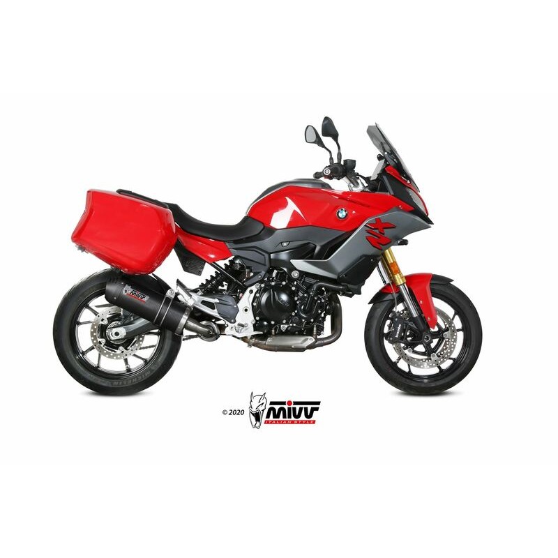 Silencieux MIVV Oval carbone/casquette carbone BMW F900XR Silencieux MIVV Oval carbone/casquette carbone BMW F900XR