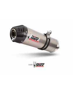 Silencieux MIVV Oval titane/casquette carbone BMW F900XR