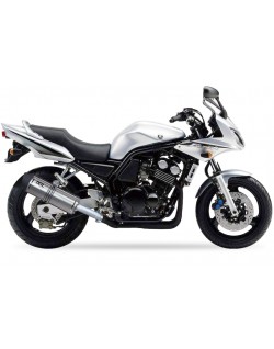 Silencieux IXIL Hexoval Xtrem inox / alu noir - Yamaha FZS 600 Fazer - OY9063VSE