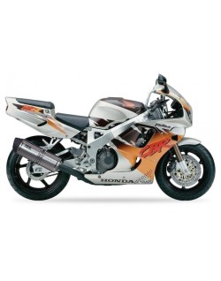 Silencieux IXIL Hexoval Xtrem inox noir / alu noir - Honda CBR900RR - OH6081VSE