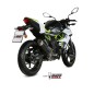 Silencieux MIVV GP Pro Steel Black/casquette inox Kawasaki Ninja 125 Silencieux MIVV GP Pro Steel Black/casquette inox Kawasaki Ninja 125
