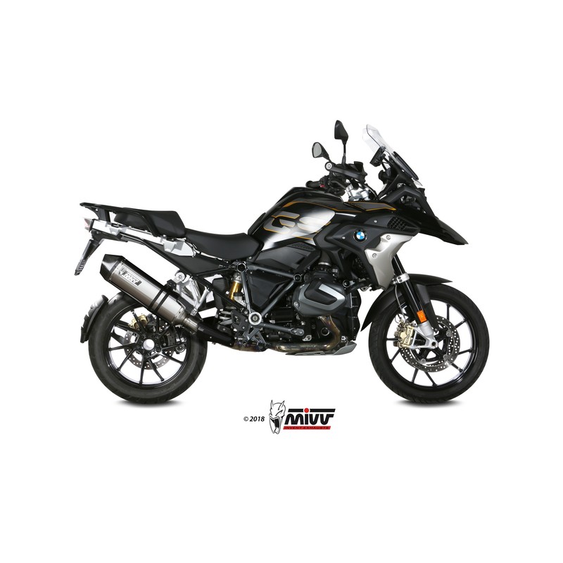 Silencieux MIVV Speed Edge inox/casquette carbone BMW R1250GS Silencieux MIVV Speed Edge inox/casquette carbone BMW R1250GS