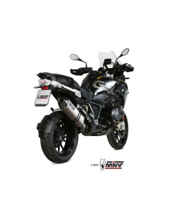 Silencieux MIVV Speed Edge inox/casquette carbone BMW R1250GS