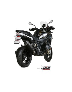 Silencieux MIVV Speed Edge inox noir/casquette carbone BMW R1250GS