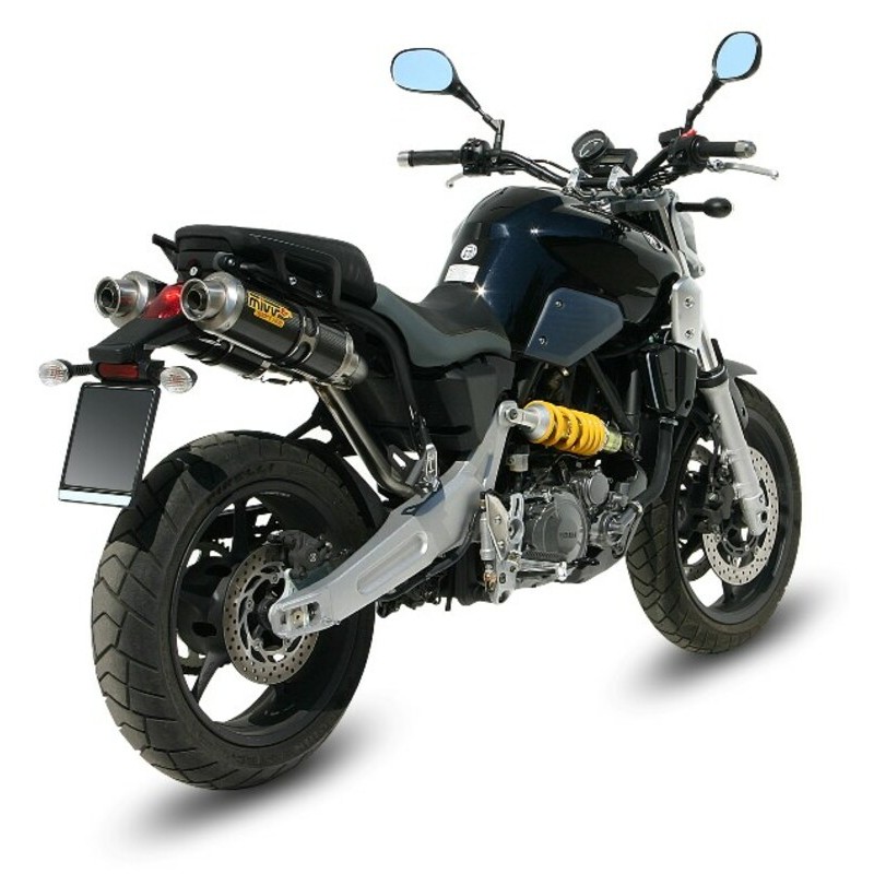 Silencieux double MIVV GP carbone Yamaha MT-03 Silencieux double MIVV GP carbone Yamaha MT-03