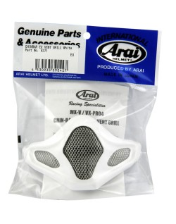 Ventilation menton ARAI grille extérieure White pour casque MX-V