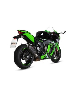Silencieux MIVV Suono inox brossé noir Kawasaki ZX-10R