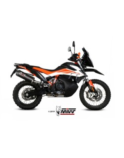 Silencieux MIVV Oval carbone/casquette carbone KTM 790 Adventure