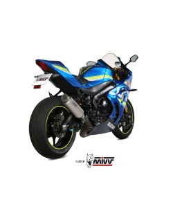 Silencieux MIVV GP-Pro titane/casquette titane Suzuki GSXR1000
