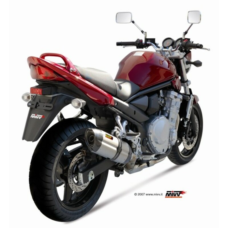 Silencieux MIVV Suono inox/casquette carbone Suzuki Silencieux MIVV Suono inox/casquette carbone Suzuki