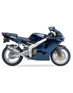 Silencieux IXIL Hexoval Xtrem inox / alu noir - Kawasaki ZX-6R Ninja - OK7045VSE