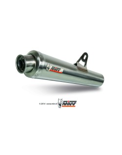 Silencieux MIVV X-Cone inox brossé Kawasaki