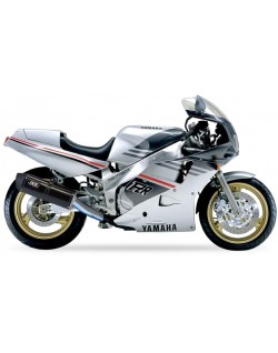 Silencieux IXIL Hexoval Xtrem inox noir / alu noir - Yamaha FZR 1000 Exup - OY9081VSEB