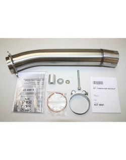 Silencieux IXIL Hexoval Xtrem inox noir / alu noir - Yamaha FZR 1000 Exup - OY9081VSEB
