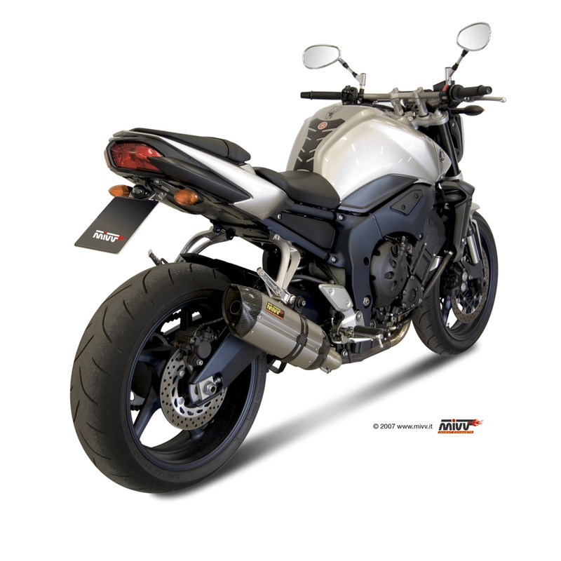 Silencieux MIVV Suono inox/casquette carbone Yamaha FZ1/FZ1 Fazer Silencieux MIVV Suono inox/casquette carbone Yamaha FZ1/FZ1 Fazer