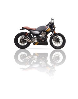 Silencieux IXIL Dual Hyperlow L2X inox / alu poli - Aprilia CR125 - XA0319V