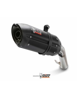 Silencieux MIVV Suono inox brossé noir Suzuki GSX-S1000