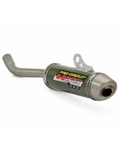 Silencieux PRO CIRCUIT Ti-2 Shorty carbone/casquette titane Yamaha YZ85