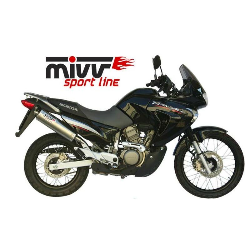 Silencieux MIVV Oval Classic inox Honda XL650V Transalp Silencieux MIVV Oval Classic inox Honda XL650V Transalp