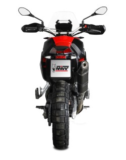 Silencieux MIVV Speed Edge Slip-On acier inoxydable noir - Aprilia Tuareg 660