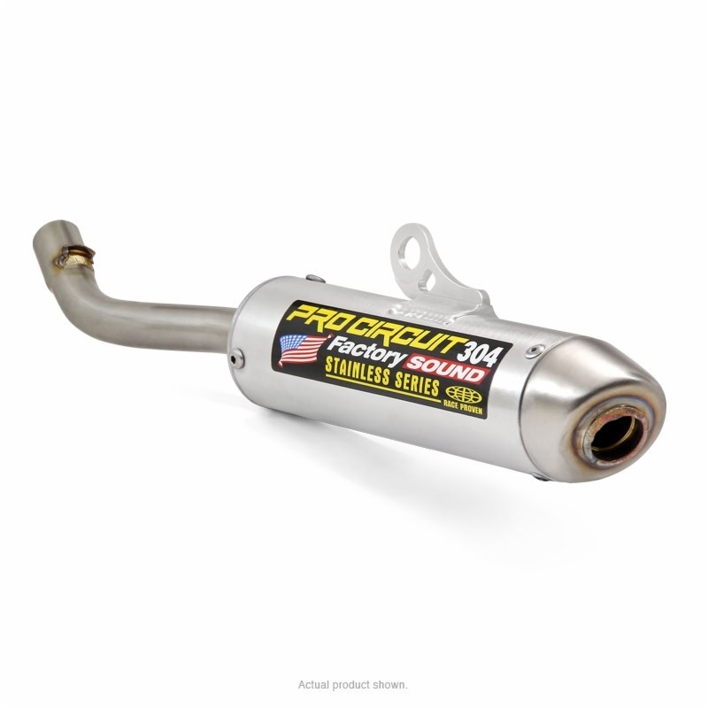Silencieux PRO CIRCUIT 304 alu brossé/casquette inox Yamaha YZ125 Silencieux PRO CIRCUIT 304 alu brossé/casquette inox Yamaha YZ125