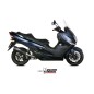 Silencieux MIVV Mover inox noir/casquette ABS noir Suzuki Burgman 400 Silencieux MIVV Mover inox noir/casquette ABS noir Suzuki Burgman 400