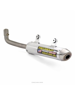 Silencieux PRO CIRCUIT 304 alu brossé/casquette inox KTM/Husqvarna