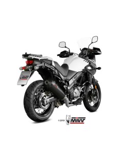 Ligne complète MIVV Oval carbone/casquette carbone - Suzuki DL650 V-Strom