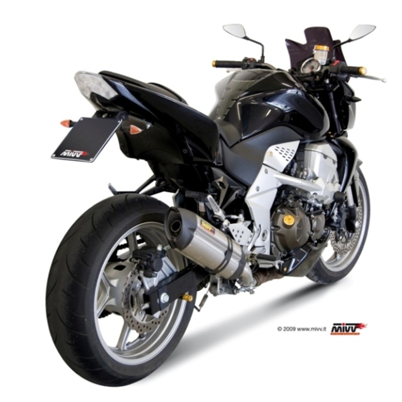 Silencieux MIVV Suono inox/casquette carbone Kawasaki Z750 Silencieux MIVV Suono inox/casquette carbone Kawasaki Z750