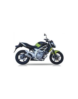 Silencieux IXIL Dual Hyperlow L2X inox / alu poli - Suzuki SFV 650 Gladius - XS8358V
