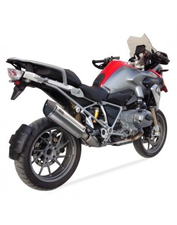 Silencieux IXIL Hexoval Xtrem inox / alu noir - BMW R1200GS - OB5097VSE