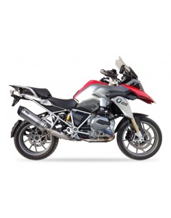 Silencieux IXIL Hexoval Xtrem inox / alu noir - BMW R1200GS - OB5097VSE