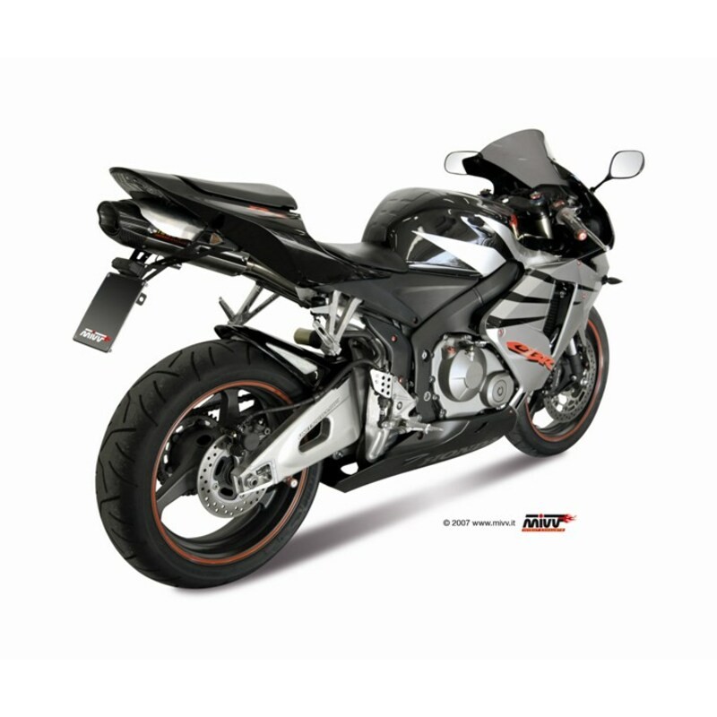 Silencieux MIVV Suono inox/casquette carbone Honda CBR600RR Silencieux MIVV Suono inox/casquette carbone Honda CBR600RR