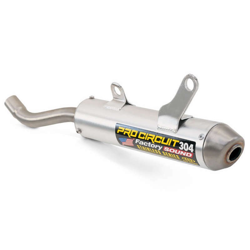 Silencieux PRO CIRCUIT 304 alu brossé/casquette inox Kawasaki KX125 Silencieux PRO CIRCUIT 304 alu brossé/casquette inox Kawasaki KX125