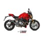 Silencieux MIVV GP Pro Steel Black/casquette inox Ducati Monster 821 Silencieux MIVV GP Pro Steel Black/casquette inox Ducati Monster 821