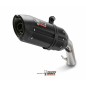 Silencieux double MIVV Suono inox brossé noir/casquette carbone Kawasaki Z1000 Silencieux double MIVV Suono inox brossé noir/casquette carbone Kawasaki Z1000