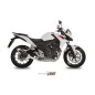 Silencieux MIVV GP inox brossé noir Honda CB500F/CB500X/CBR500R Silencieux MIVV GP inox brossé noir Honda CB500F/CB500X/CBR500R