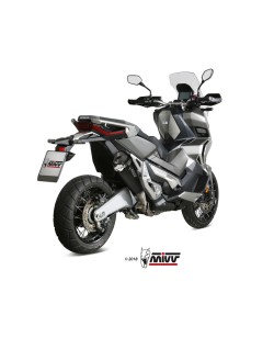 Silencieux MIVV Delta Race inox noir/casquette carbone Honda X-ADV 750
