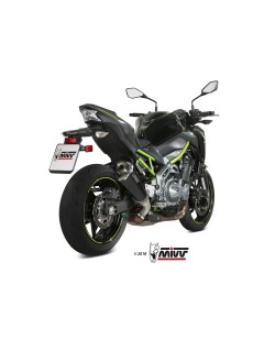 Silencieux MIVV Delta Race Steel Black/casquette carbone Kawasaki Z900