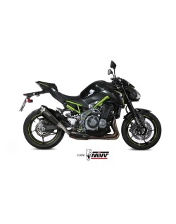 Silencieux MIVV Delta Race Steel Black/casquette carbone Kawasaki Z900