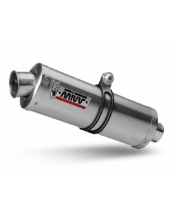 Silencieux MIVV Oval acier inox/casquette inox Suzuki