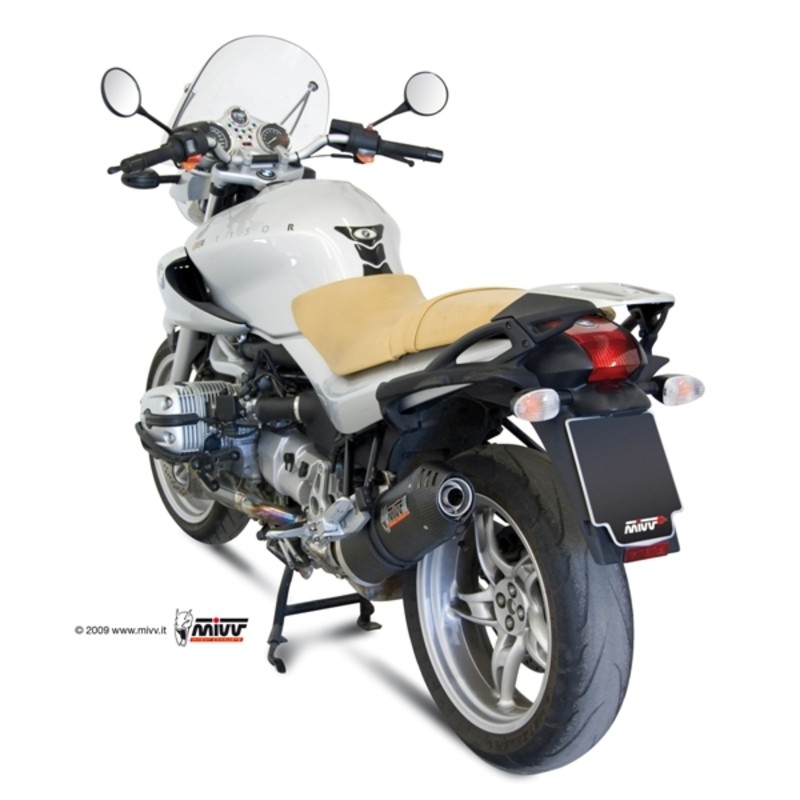 Silencieux MIVV Oval Carbon Cap carbone BMW R1150R Silencieux MIVV Oval Carbon Cap carbone BMW R1150R