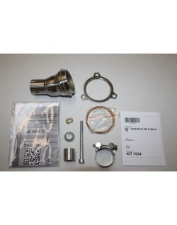 Silencieux IXIL Hexoval Xtrem inox / alu noir - Kawasaki Ninja 250R - OK7034VSE