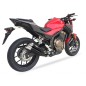 Silencieux IXIL Dual Hyperlow L3XB inox noir / alu - Honda CBR500R - XH6334XB