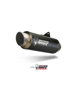 Silencieux MIVV Dakar Slip-On acier inoxydable noir - KTM 1290 Superduke GT