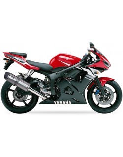 Silencieux IXIL Hexoval Xtrem inox / alu noir - Yamaha YZF600R-6 - OY9053VSE